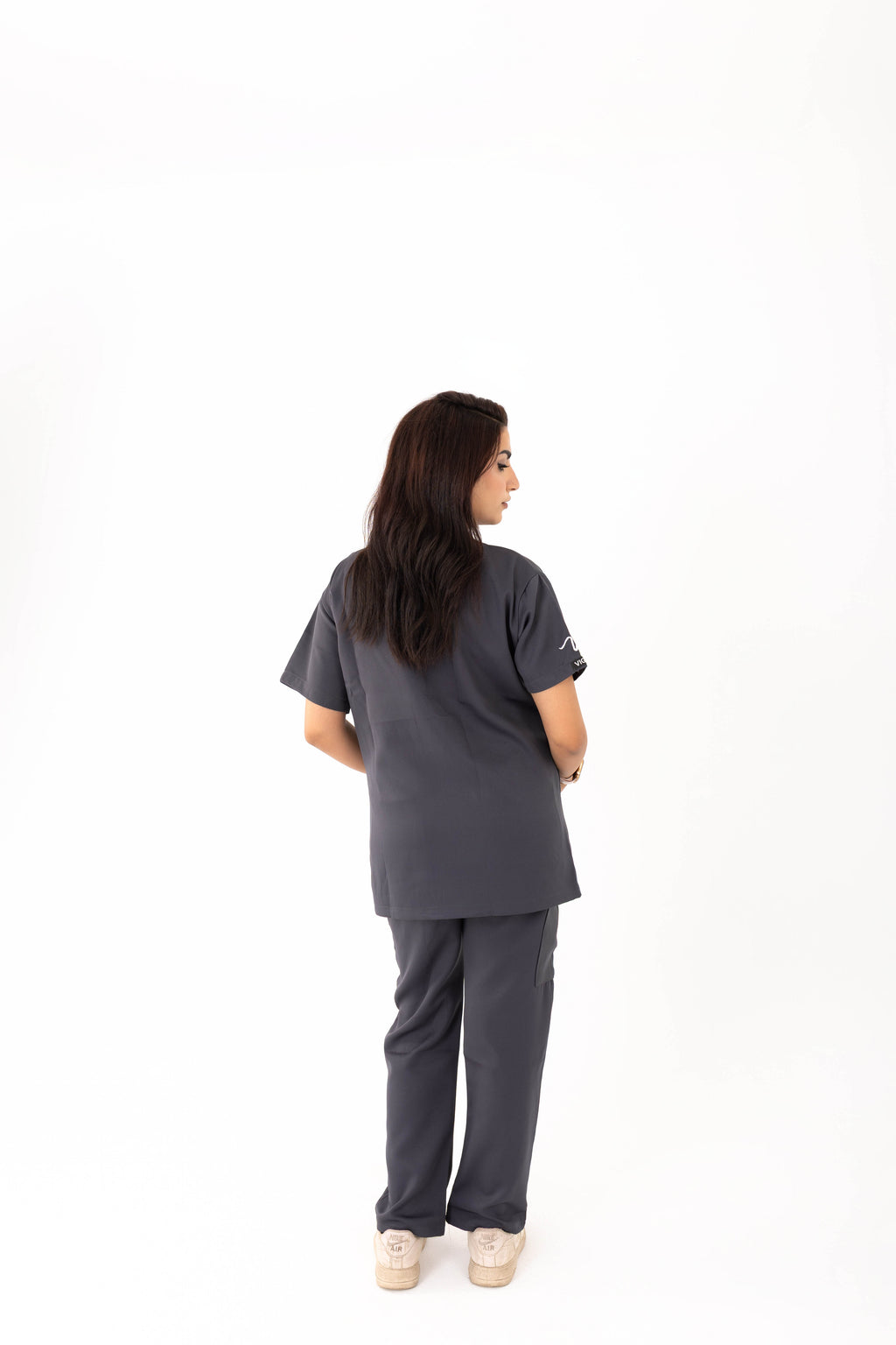 Female Dark Grey Scrub